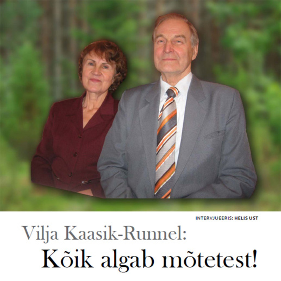 Vilja Kaasik-Runnel: K�ik algab m�tetest! (18.02.2009)